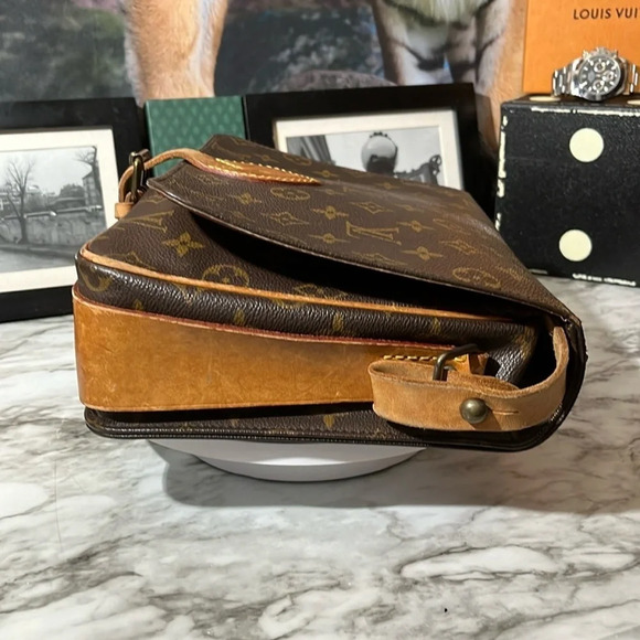 LOUIS VUITTON CARTOUCHIERE MONOGRAM GM CROSSBODY SHOULDER BAG - Picture 8 of 15